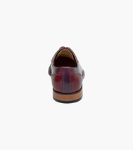 Stacy Adams Palmento Modified CapToe Oxford Dress Shoes Burgundy Multi 25740-641 image 2