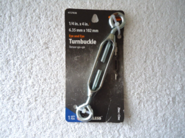 " NWT " Peerless 1/4in.x 4in.Eye &amp; Eye Turnbuckle " See All Pics For Con... - $11.99