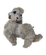 Vintage Rushton Creation Grey Poodle With Tag Pink Bows VGC MCM Toy 15&quot; ... - $1,039.74 MXN