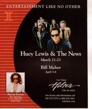 Huey Lewis and the News 8x10 one page magazine photo clipping J7105 - £3.84 GBP