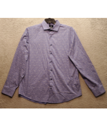 Ben Sherman Dress Shirt Men&#39;s Large Multi Paisley Stretch Collared Butto... - $21.44