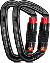 Auto Locking Carabiner Clips - 28Kn (6172Lbs) Heavy Duty, Outdoor ，Dog L... - $41.99