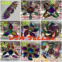 Multi-Chrome Rainbow Multiple Choices Metal fidget Hand Spinners-USA Seller - $7.98