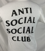 Anti Social Social Club T Shirt White Crew AF1 Logo Tee Sneaker Men’s Small - £31.44 GBP
