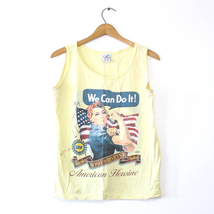 Vintage We Can Do It Rosie The Riveter American Heroine Tank Top Medium - £17.79 GBP