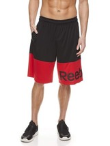 Reebok Basketball Gym Shorts  Mesh w/Elastic Drawstring  Men&#39;s Sz M Wais... - $9.49