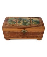 Decorative Design Jewelry Wood Box With Lock, Keys, and Beautiful Mirror - £11.96 GBP