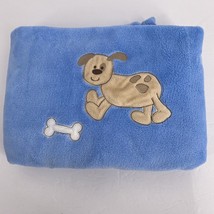 Northpoint Blue Puppy Dog Bone Baby Blanket Lovey - £16.41 GBP