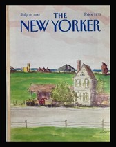 COVER ONLY The New Yorker July 20 1987 Farm House by James Stevenson - £11.40 GBP