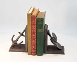 Ship boat anchor propeller bookends metal cast iron pair 635741 thumb155 crop