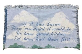 Grandmother Throw Blanket - Grandchildren Are Wonderful 56” X 48” - £28.30 GBP