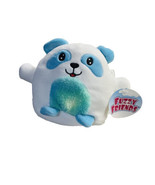 Fuzzy Friends Panda Stuff Animal Squishmarrow Rainbow Dye 5 Inches - £16.93 GBP