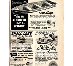 Mixed Boats Boating 1953 Advertisement Transportation Outdoors Fishing D... - $19.99