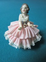 Wilhelm Rittirsch Dresden Lace Figurine Ballerina Original - $79.37