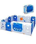 16-Panel Baby Playpen Toddler Kids Safety Play Center W/Lockable Gate - £185.42 GBP