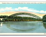 Tyngsborough Bridge Lowell  Massachusetts MA WB Postcard Z10 - $3.91