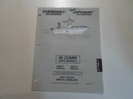1998 Johnson Evinrude Outboards 65 COMM Rope Models Parts Catalog Final Edition - £13.58 GBP