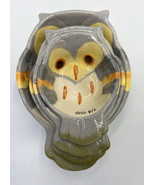 Pier 1 Imports Owl 4 Piece Nesting Measuring Cups Gray Yellow Orange READ - $10.98