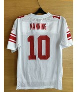Eli Manning Rare Super 10 Super Bowl XLVI Reebok Jersey NFL Equipment White - $20.67 CAD