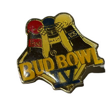 1992 Bud Bowl IV Super Bowl Budweiser Beer NFL Football Lapel Hat Pin Pi... - €5,26 EUR