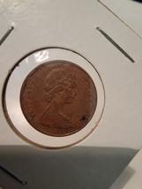 1966 Canadian Elizabeth II 1 Cent Penny Canada 1960s Coin  - $11.76