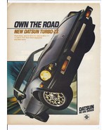 1982 Datsun Turbo ZX Print Ad Automobile Car 8.5&quot; x 11&quot; - €17,42 EUR