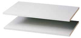 Easy Track RS1423 24-Inch Closet Shelf, White, 2-Pack - $60.78 CAD