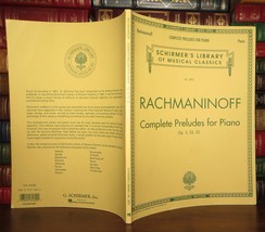 Rachmaninoff, Serge Complete Preludes For Piano Centennial Edition - $53.24