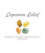 Depression Relief Crystals ~ Sadness Crystals, Courage, Optimism, Healing - £11.79 GBP