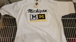 Vintage New w/tags Michigan Wolverines Embroidered Xl T-Shirt - £29.23 GBP