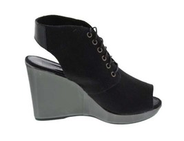 DIESEL Womens Wedges On The Wedge Stylish Elegant Black Size UK 6.5 RN93243 - £58.48 GBP