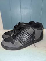 Vtg Heely’s Puffy Skate Shoes Black Green Grunge Emo Mens Size 7 Boys Sk... - $29.69