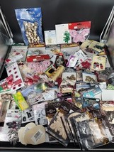 Junk Drawer Lot Craft/Jewerly Making New Items Over 80 Packages - $55.76