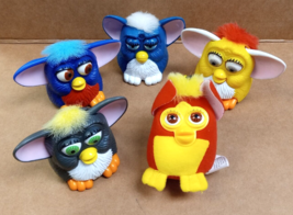 Lot of 5 - Furby McDonalds Happy Meal 1998 Toys - £11.93 GBP