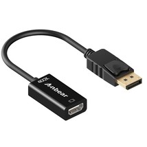 4K Displayport To Hdmi Adapter, Display Port To Hdmi Adapter 4K@30Hz Gold Plated - £14.15 GBP