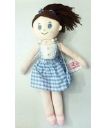 22&quot; Sophie Rag Doll Blue Gingham Dress and Purse - $28.73 CAD