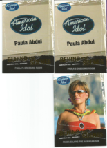 Paula Abdul 2004 Fleer American Idol Behind The Scenes Lot Of Three (3) Cards - £4.58 GBP