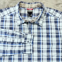 The North Face Mens Button Down Plaid Long Sleeve Shirt Outdoor XL - $24.99