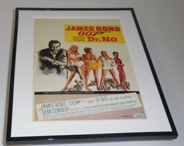 Dr No James Bond Belgium Framed 11x14 Repro Poster Set Sean Connery U An... - $34.64