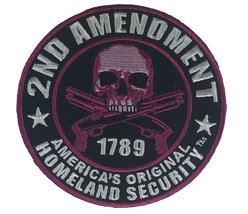 2ND Amendment 1789 America&#39;s Original Homeland Security With Skull And Crossed S - £7.63 GBP