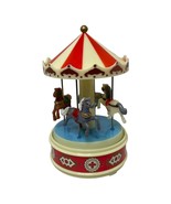 Vintage 1970&#39;s Yap&#39;s Carousel With Horses &quot;Carousel Waltz&quot;&#39; Music Carousel - $19.99