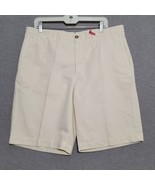 Ermenegildo Zegna dress shorts size 54 XL Cream Linen Cotton - £74.61 GBP