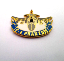 F-4 Phantom US Navy / US Air Force (1-1/4&quot;) Military Hat Pin 15927 - $10.98