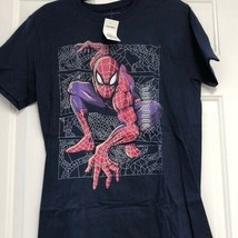 Marvel Men&#39;s Spiderman Spiderweb Graphic Tee Size XL - £16.74 GBP