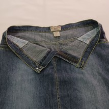 Defuze USA Brand Women's Blue Denim Front Zipper Skirt Stretch Size 22 Waist 42" image 11