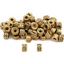 Bali Spacer Antique Gold Plated Beads 5mm 50Pcs Approx. - £5.65 GBP