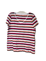 The Talbots Womens Tee Stripped Top Size Xl - £11.13 GBP