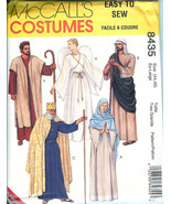 McCalls 8435 Biblical Costumes Shepherd Angel King Jesus pattern XS-M UN... - £10.61 GBP