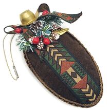 Vintage Western Cowboy Christmas Ornament Made in Taiwan – Excellent Con... - $15.95
