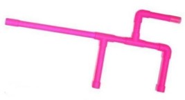 Bright Neon Pink 16 Inch Mini Marshmallow Gun Toy Tube Shooter Marshmellow Guns - £5.28 GBP